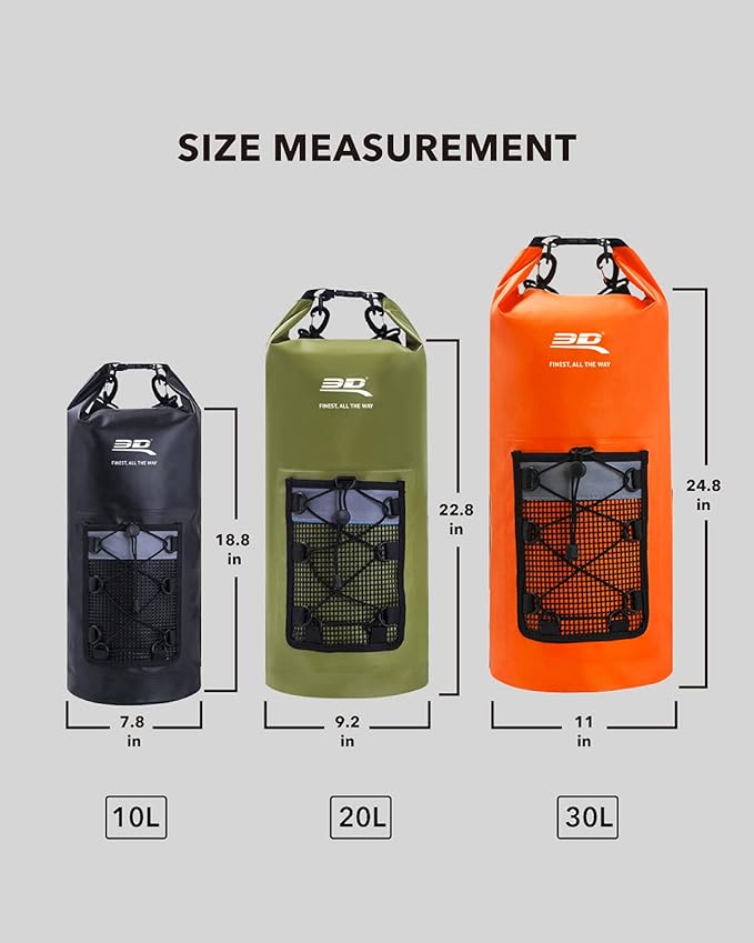 3D MAXpider Roll Top Dry Bag Backpack