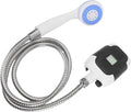 Hilitand Portable Electric Shower 2000mAh Rechargeable Battery 4 5L min Steady with Pump and Accessories for Pet Bathing Car Washing Camping Dishwashing