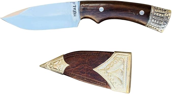 Kukri Factory Outlet - 5 Custom Handmade Hunting Knife - Full Tang Pocket Khukuri Knife Camping Tactical Outdoor Survival Tool