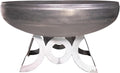 Liberty Fire Pit – Ohio Flame Wood Burning Outdoor Fire Pit - 24 Diameter with Circular Base (Made in USA)