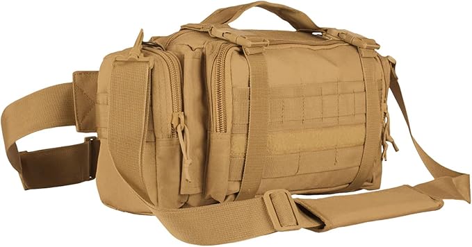 FOX OUTDOOR PRODUCTS Modular Deployment Bag | Tactical Waist Pack Go-Bag &amp Pack Attachment with Organizer Pockets &amp Webbing