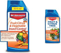 BioAdvanced Fruit Citrus &amp Vegetable Insect Control for Edible Gardening Concentrate 32 Oz with BioAdvanced Fruit &amp Citrus Tree Concentrate 32 oz