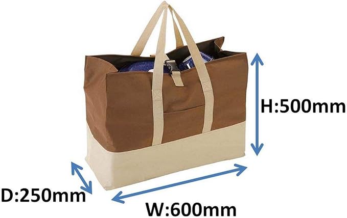 Captain Stag Large Storage Tote Bag Large Storage Bag Big Bag 1.5 gal (40 L) / 75 L / 170 L/Brown/Navy/Olive