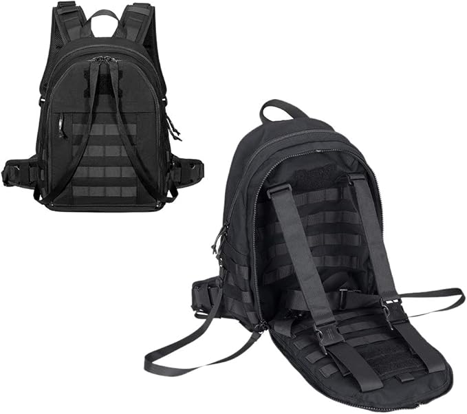 EXCELLENT ELITE SPANKER Military Tactical Backpack Detachable Backpack Quickly Turns into Outdoor Vest (Black)