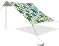 St Patrick's Shamrocks Pattern Beach Tent Sun Shelter Set UPF50+ UV Protection 10.5 x 9.19 FT Camping Shade Canopy with Sandbags Sand Anchors Carrying Bag and Others