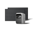 EF ECOFLOW Solar Generator DELTA 3 Classic with 2PCS 100W 12V Solar Panels 1024Wh LiFePO4 Battery Portable Power Station 1800W AC/100W USB-C Output (3600W Surge) 1 Hr Fast Charge for Home Camping