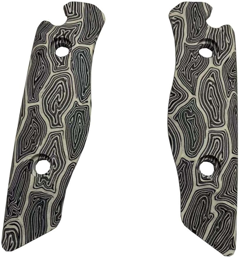 1 Pair G10 Custom Scales Handle Fits for 15017 Bugout Damascus Handle Patch DIY Replacement Accessories