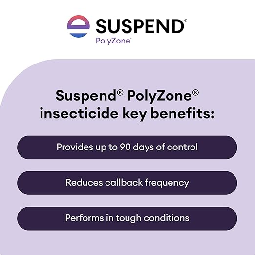 Suspend PolyZone Insecticide Concentrate 16 oz | Deltamethrin Insecticide for Long-Lasting Outdoor Perimeter Control | Ant Spider and Mosquito Spray | Long-Lasting