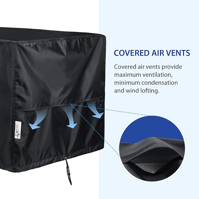 N-A Generator Cover Waterproof Universal Weather Resistant Storage Cover for Portable Generators up to 38 x 28 x 30 inches(L x W x H)
