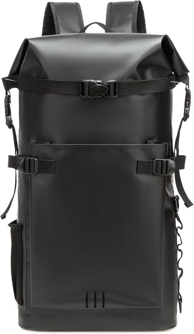 Waterproof Dry BagHeavy Duty Hiking Backpack Roll-Top Closure Bag for Kayaking Hiking Camping Boating- Men/Women ﻿