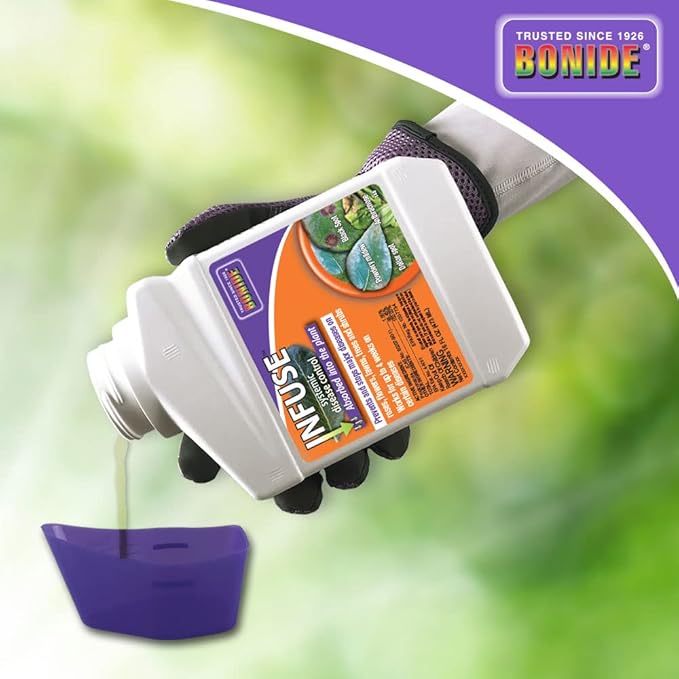 Bonide Infuse Systemic Disease Control 16 oz Concentrated Solution for Plant Disease Control Long Lasting &amp Waterproof