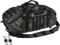Hannibal Tactical 55L Large Duffle Bag 3-in-1 Tactical Backpack MOLLE Pack for Gym Sports Outdoor Black Camo