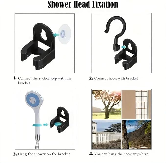 Portable Camping Shower with Adjustable Flow – for Easy &amp Convenient Outdoor Cleaning 2025 New Rechargeable Shower Pump with Showers Head &amp Hose for RV Travel Hiking Pet &amp Car Wash Use