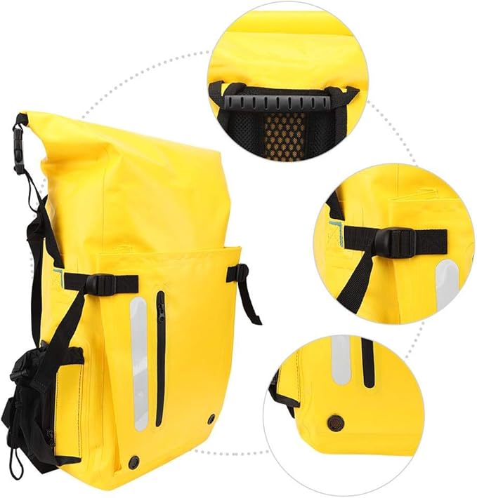 EVTSCAN Waterproof Dry Bag 30L Waterproof Diving Bag Snorkeling Backpack Equipment for Swimming River Tracing Drifting Dry Wet Separation