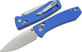 Rite Edge 4.25 Folding Pocket Knife with Blue G10 Handle – Razor Sharp 8Cr13 Stainless Steel Blade Rolling Lock (RLS) EDC Folding Knife for Men &amp Women Camping Hiking Fishing Outdoor &amp E
