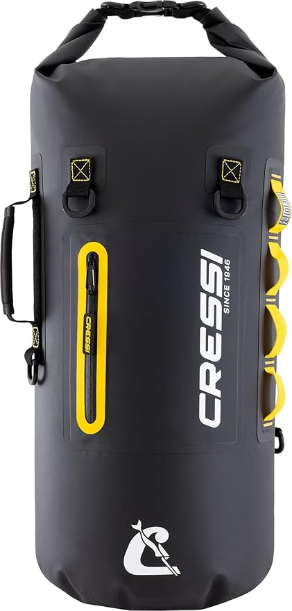 Cressi Ocelot Dry Bag – Water-Resistant Gear Protection with Carry Straps for Swim and Outdoor Activities - Designed in Italy