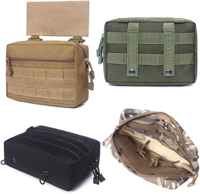 Outdoor Sports Airsoft Gear Molle Assault Combat Hiking Bag Accessory Camouflage Pack Tactical Kit Pouch
