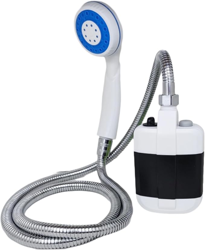 Camping Shower Camp Shower USB Rechargeable Outdoor Shower with Shower Head Electric Portable Shower for Hiking