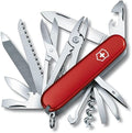 Victorinox Handyman Swiss Army Knife 24 Functions Swiss Made Pocket Knife with Large Blade Screwdriver Chisel and Pliers - Red