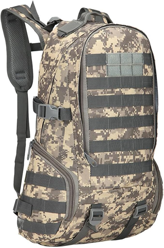Tactical Backpack for Men Hiking Day Pack Molle Military Rucksack Waterproof 35L EDC Bag (ACU)