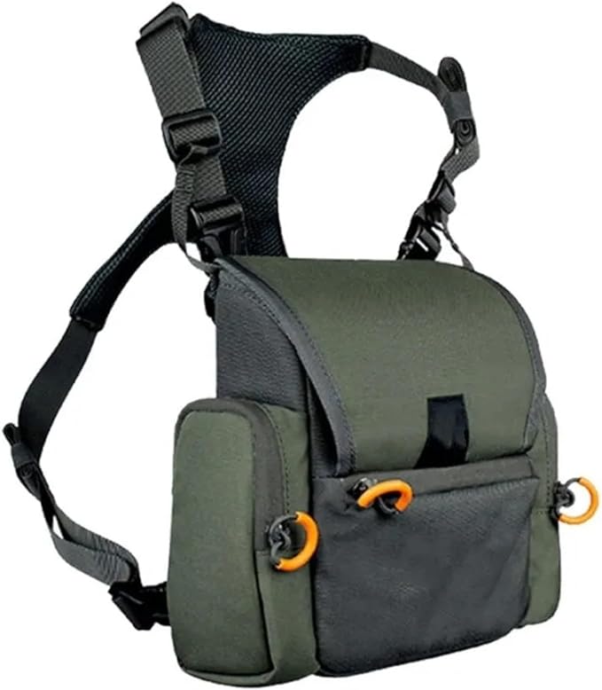 Genérico Compatible For Harness Chest Pack Tactical Adjustable Multipurpose Waterproof Pouch Sturdy Roller Easy to Carry(Army Green)