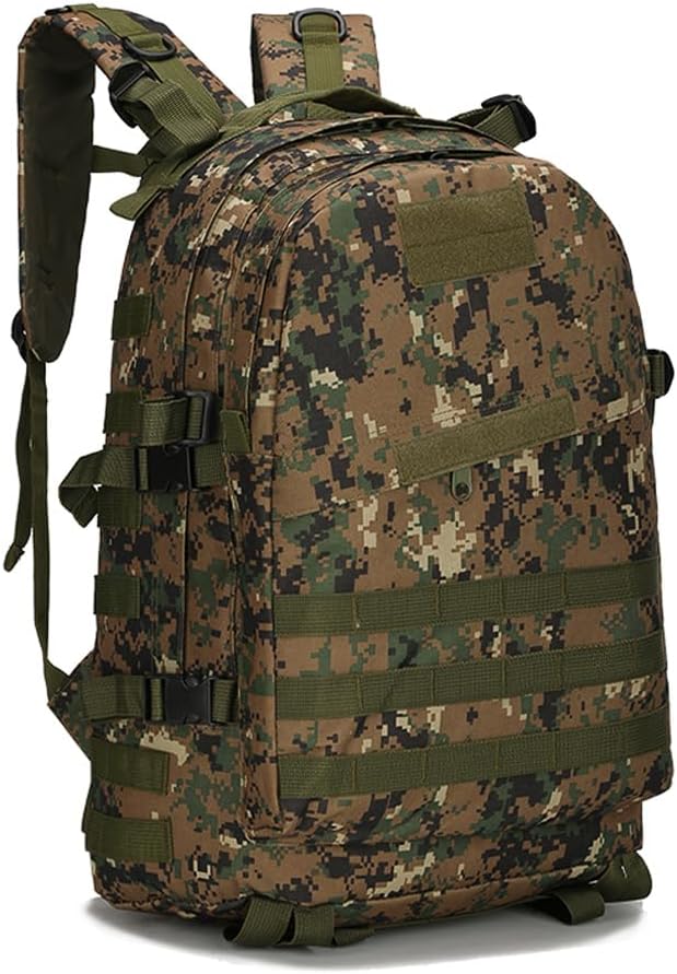 36-55L Military MOLLE Backpack for Men and Women Rucksack Tactical Assault Pack Bag for Hunting Camping Trekking (Jungle Digital)
