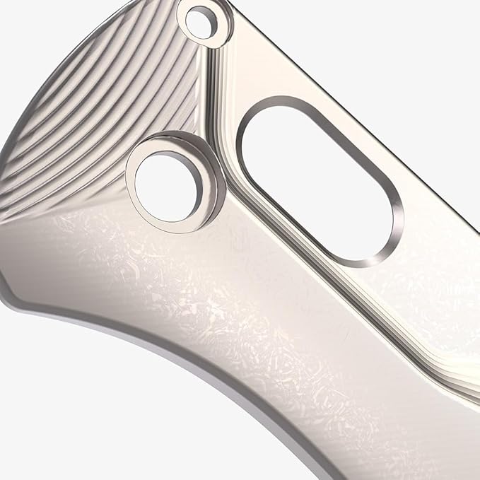 1Pair Scales Handle Fits for Bugout 535 CNC Titanium Rust Resistant Handle Patch Replacement
