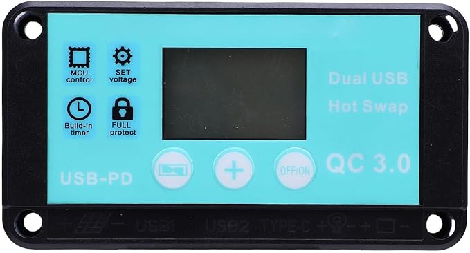 100W 12V Solar Panel Controller Kit High Efficiency Conversion Solar Panel Charger with USB Type C DC Interface for RV Boat Car Battery Charging