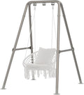 G TALECO GEAR Hammock Chair StandHeavy-Duty Steel Hammock Stand300LBS Multi-Use Swing Stand for Outdoor IndoorHammock Chair not Include (Silver)