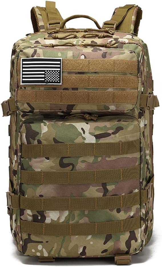 Military Tactical Backpack Large Army 3 Day Assault Pack Molle Bag Backpacks (CP)
