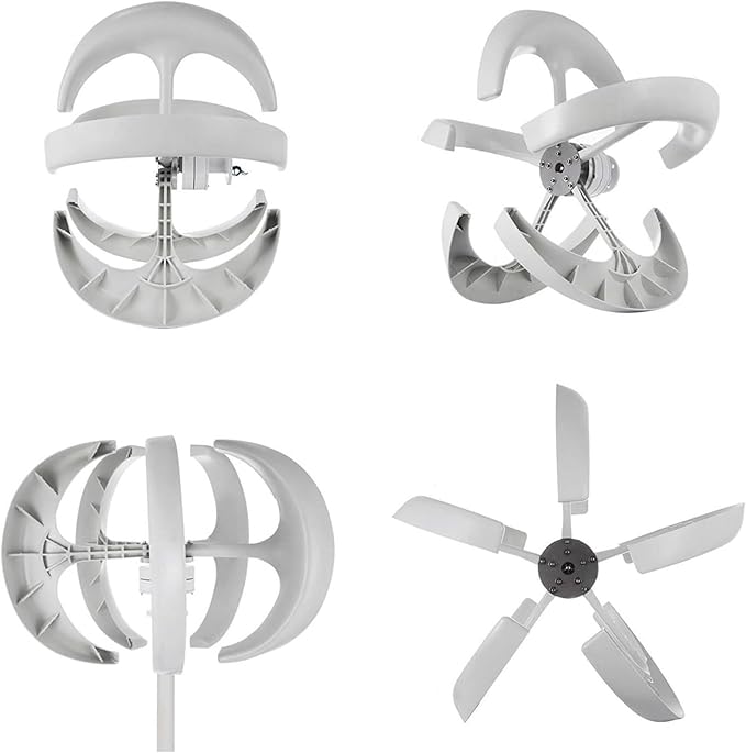 Wind Turbine Generator Kit 3000W 4000W 5000W with Controller Wind Generator for Home Use Vertical Wind Turbine Windmill Power Generator5000W-12V