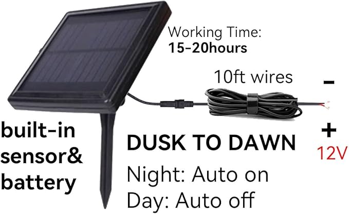 12V Solar Panel for House Number Sign