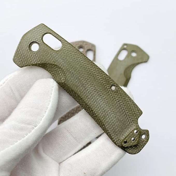 2-Piece Pair Micarta Scales Fits for North Fork 15031 Handle Patch DIY Replacement Accessory