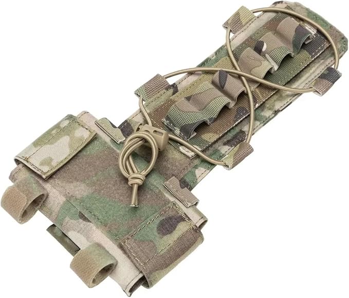 Tactical Helmet Battery Pouch Counterweight Pouch Helmet Battery Pack Balance Weight Bag with Hook&ampLoop for Tactical Helmet Airsoft