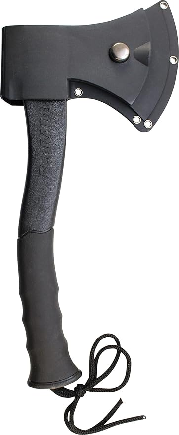 Schrade Delta Class Bedrock Axe with 3Cr13 Stainless Steel for Outdoor Survival