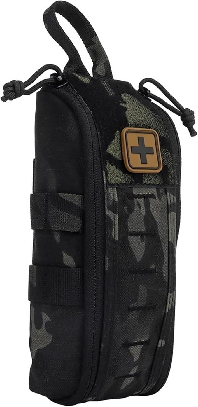 First Aid Kit MOLLE Waist Belt Bag Hunting Vest Outdoor Quick Response Tactical Medical Pouch