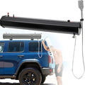 Self-Heating Travel Shower in-car Camping Shower Roof Rack Mountable Tank with Flexible Shower Head for Car Wash Trekking and Adventure Travel(30L)