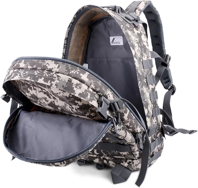 Tactical Military Assault 40L Travel Backpack Army 3-Day Assault Pack for Camping Hunting Trekking Outdoor Survival Range Molle Bag with Multi-Compartment Storage Army Combat