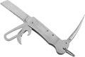 Sailor's Survival Knife Pocket Size EDC Multi Tool Swiss Army Skipper Emergency Rigging Tool with Can Opener Screwdriver Knife Wire Stripper for Boating Sailing Fishing and Hunting