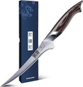 HOSHANHO Fillet Knife 7 Inch Super Sharp Boning Knife in High Carbon Stainless Steel Professional Japanese Fish Knives for Meat Poultry Cutting
