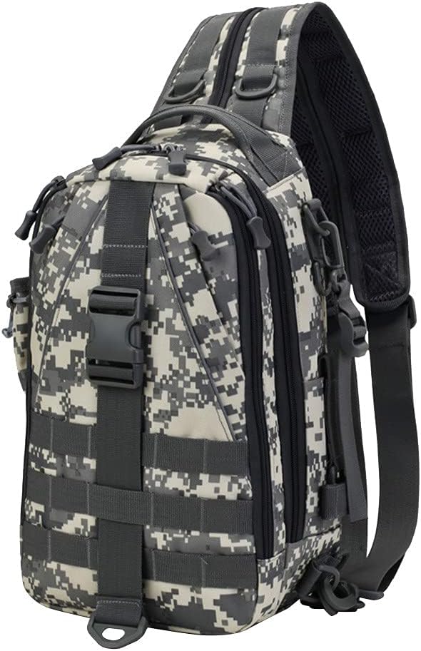 ACEXIER Tactical Chest Bag Camping Multi-Color Shoulder Sling Bag Fishing Hiking Backpack Outdoor Rucksack