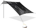 Hunting Tiger Eyes Beach Tent Sun Shelter Set UPF50+ UV Protection 10.5 x 9.19 FT Camping Shade Canopy with Sandbags Sand Anchors Carrying Bag and Others
