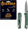 Gerber Gear Zilch Pocket Knife with 3.1 Plain Edge Blade Folding Knife with Clip Lightweight EDC Gear and Equipment