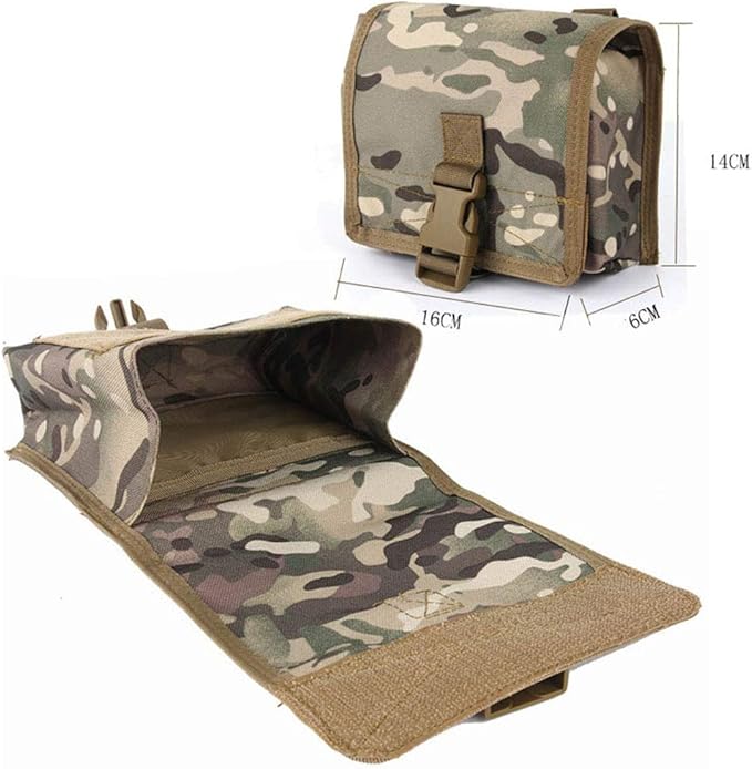 Outdoor Sports Airsoft Gear Molle Assault Combat Hiking Bag Accessory Camouflage Pack Tactical Kit Pouch
