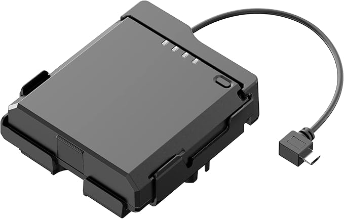 Brinno Rechargeable Camera Battery APB1000 - Extended Battery Kit for Time Lapse Cameras - Includes 1 MRB1000 Battery Pack External Power Adapter Hook and Loop Tape - Compatible with Solar Power Kit