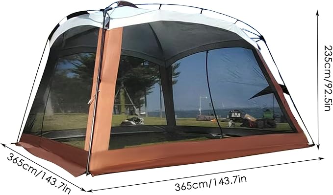 Mesh TentUV Resistant Sunshade House - Net Tent Outdoorfor Family Trip Backyard Picnic Hiking Road Trips Travel