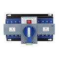 63A 110V Dual Power Automatic Transfer Switch Manual Transfer Switch 50/60Hz Din Rail Mounted Mini ATS 2/3/4P 63/32A for Hone Generator and Backup Power RV (4P 63A)