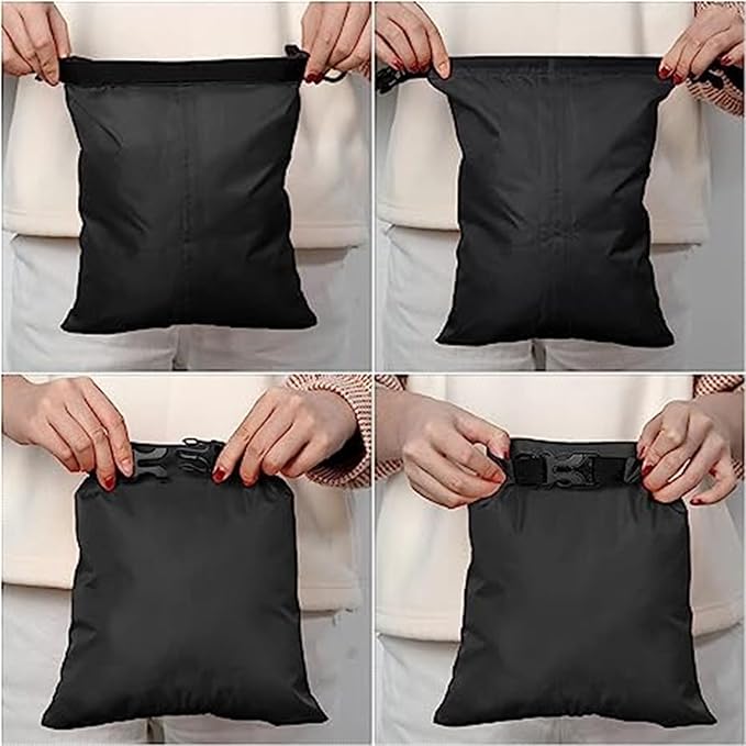 Shappy 6/12 Pcs Waterproof Dry Bags Lightweight Outdoor Waterproof Dry Stuff Sacks 15/8/5/4/3/2 L and Long Adjustable Shoulder Strap for Kayaking Rafting Boating Hiking Camping