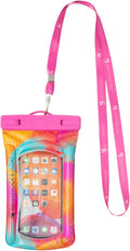 geckobrands Float Phone Dry Bag - Waterproof &amp Floating Phone Pouch – Fits Most iPhone and Samsung Galaxy Models