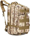 Military Tactical Backpack 3 Day Assault Pack Army Molle Bag Backpacks Rucksack Army Assault Pack 45L (Desert Digital)